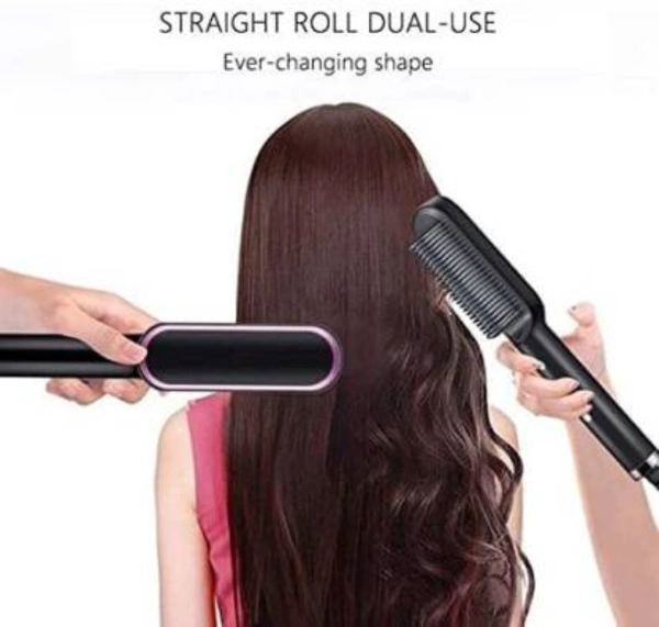 Studio Hair Straightening Comb, Hair Styler with Fast Heating Ionic Technology