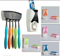 Automatic Toothpaste Dispenser With Detachable Toothbrush Holder