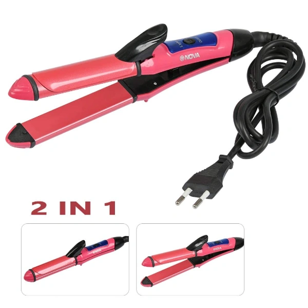 2 in 1 Hair Straightener and Curler