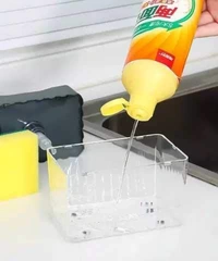 Plastic Dispenser for Dishwasher Liquid Holder (Random Colour 385 ml)