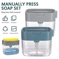 Plastic Dispenser for Dishwasher Liquid Holder (Random Colour 385 ml)