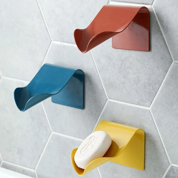 Multi-purpose Self Adhesive Wall Mounted Soap Holder (4 pcs)