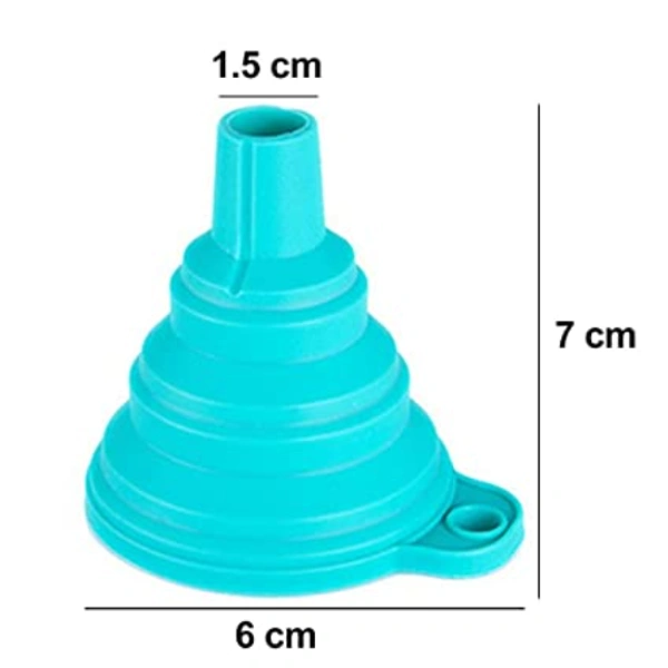 Multicolor Silicone Funnel (1 pc)