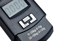 Electronic Portable Luggage Weighing Scale, 50 kg (Black) (C-A220813K300)