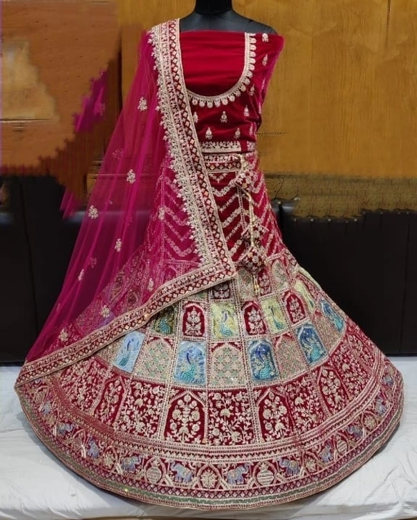 Bridal LM 01F   https://youtu.be/ail9ULd7uwE - Red mix as in Picture, Free
