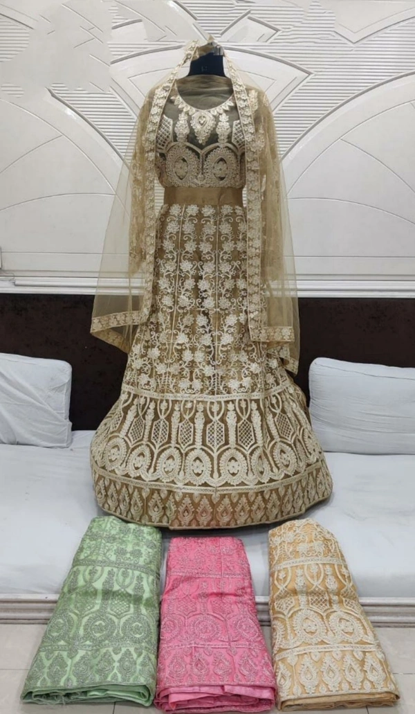 Designer MNX | Lehenga Choli - Green, free