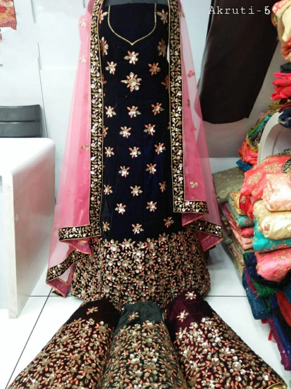 Casual MNX126| Lehenga Choli - black, free