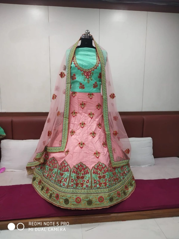 Casual MNX114 | Lehenga Choli - peach, free
