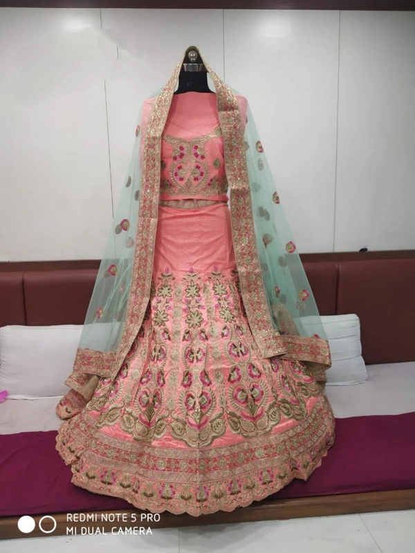Deginer MNX112 |Lahanga Choli - peach, free