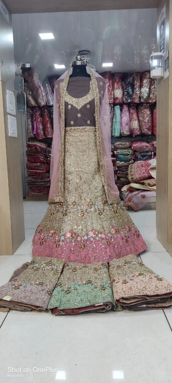 Casual MNX55 || Lehenga Choli - wheat, free