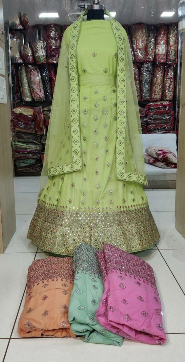 Casual MNX61 | Lehenga Choli - pea, free