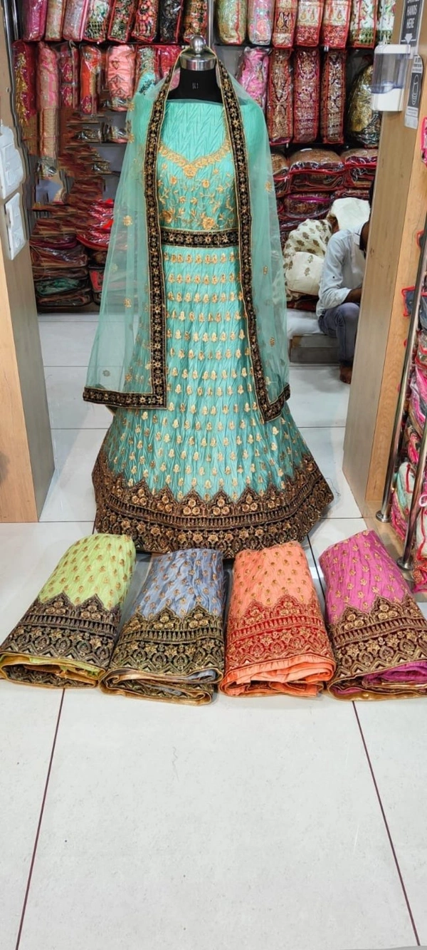 Casual MNX39 | Lehenga Choli - aquamarine, free