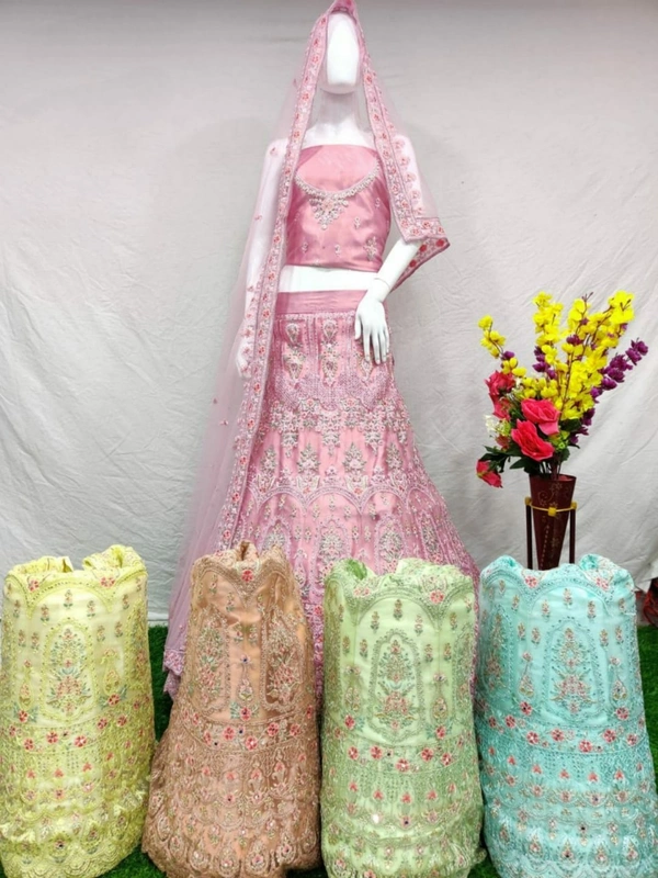 Casual MNX2 | Lehenga Collections - light pink, free