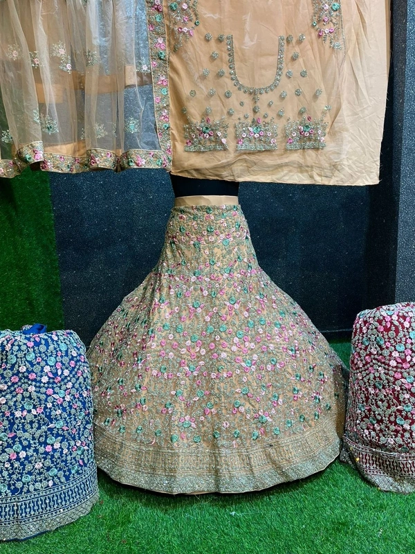 SA219 Lehenga Choli - Moccasin, free