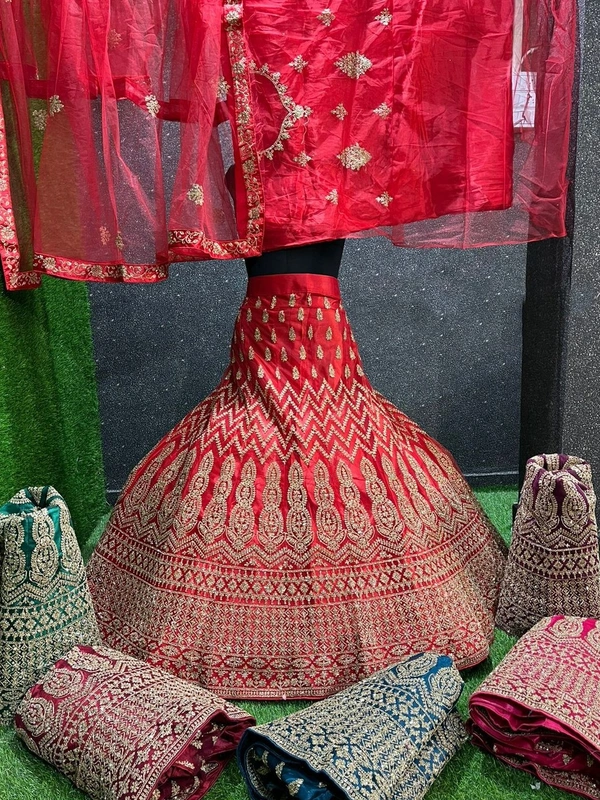 SA222 Lehenga Choli - red, free