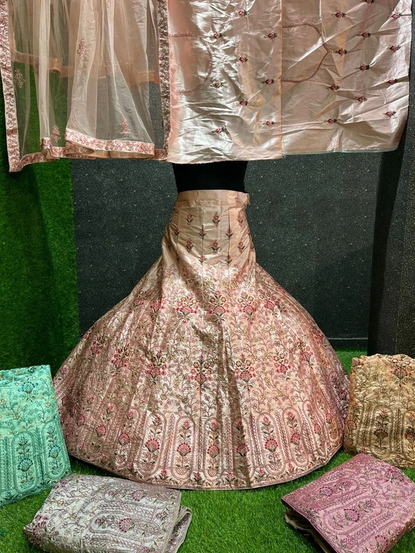SA232 Lehenga Choli - burly wood, free