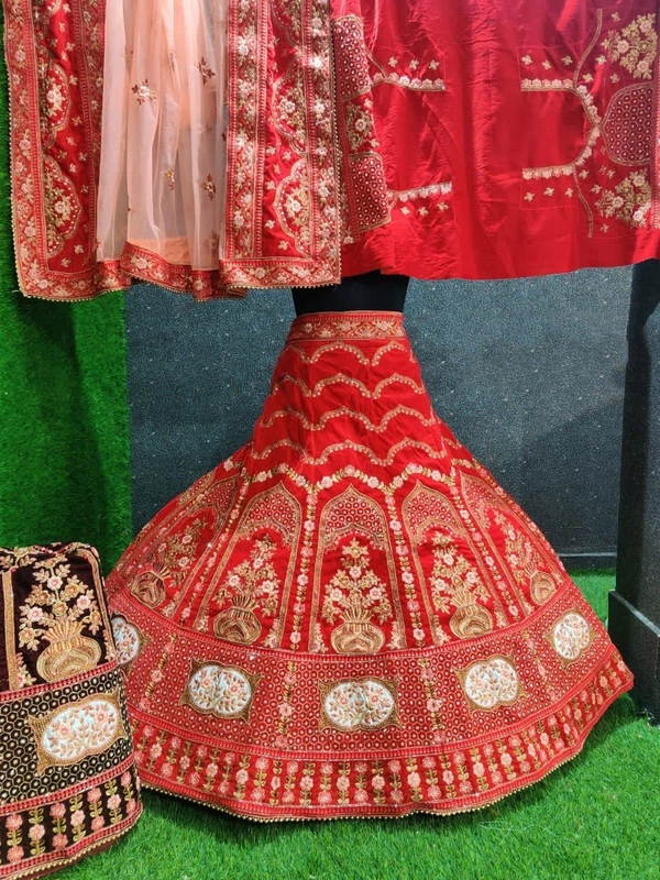 SA244 Lehenga Choli - Red, free