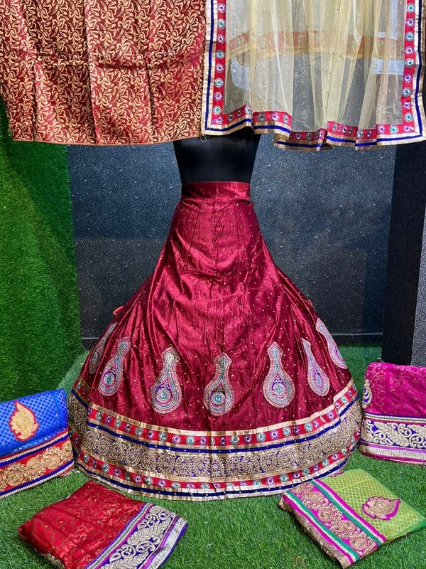 SA249 Lehenga Choli - Maroon, free