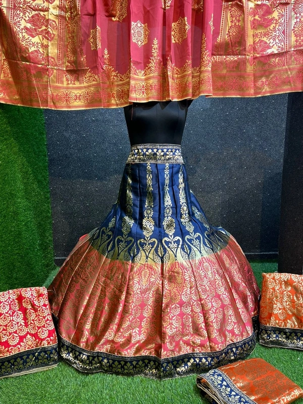 SA250 Lehenga Choli - blue , red, free