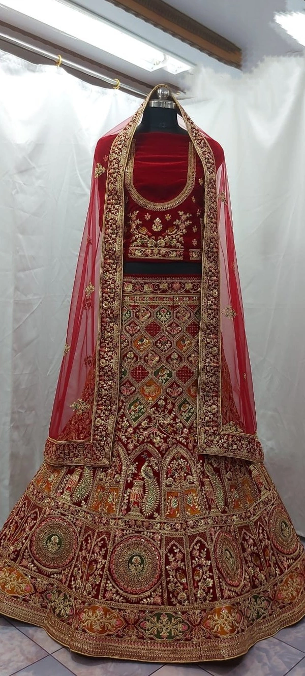 SH202 Lehenga Choli - maroon, free