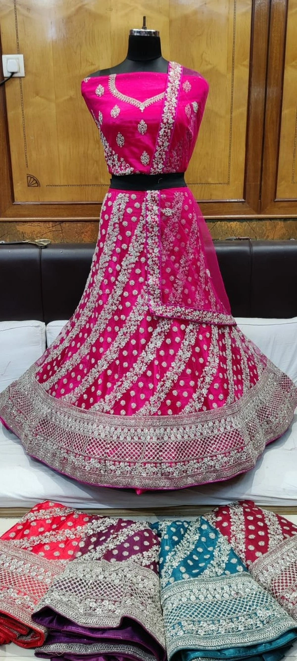 SH205 Lehenga Choli - pink, free