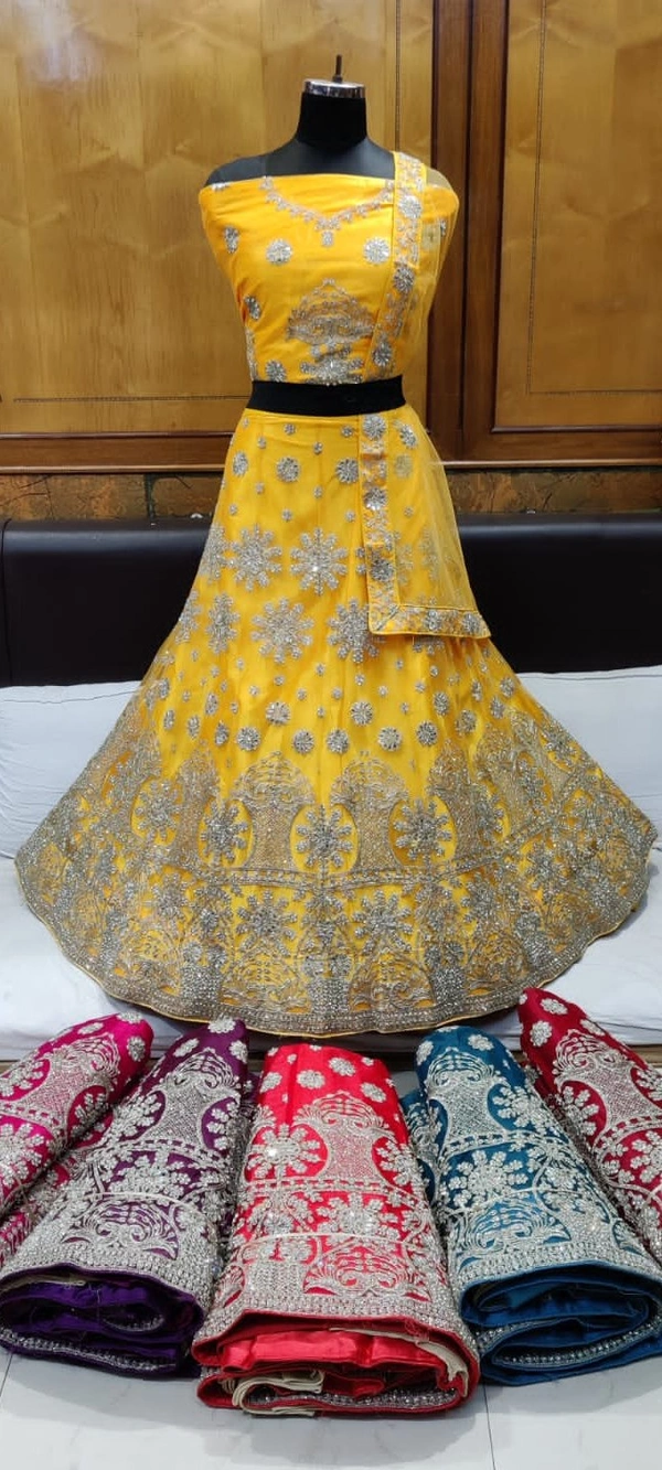 SH210 Lehenga Choli - yellow, free