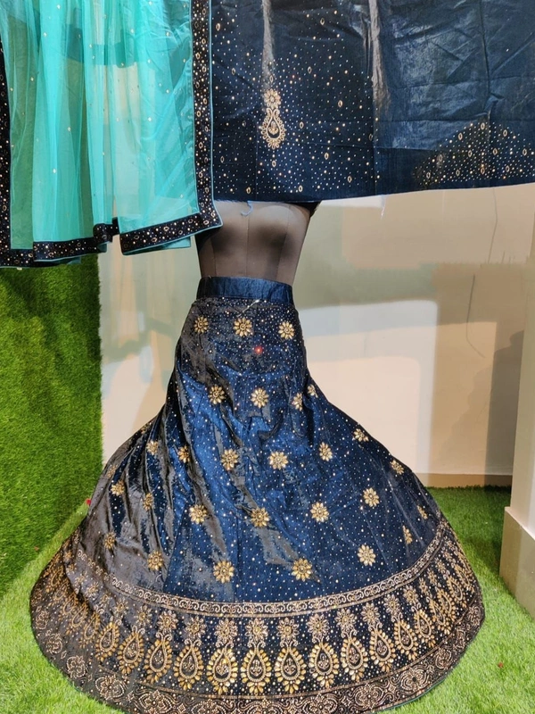 SA263 Lehenga Choli - blue, free