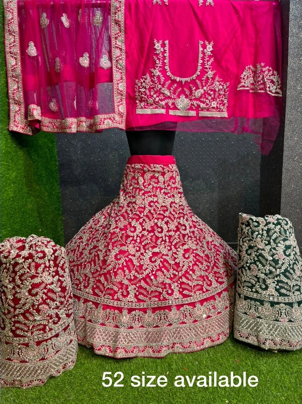 SA265 Lehenga Choli - crimson, free