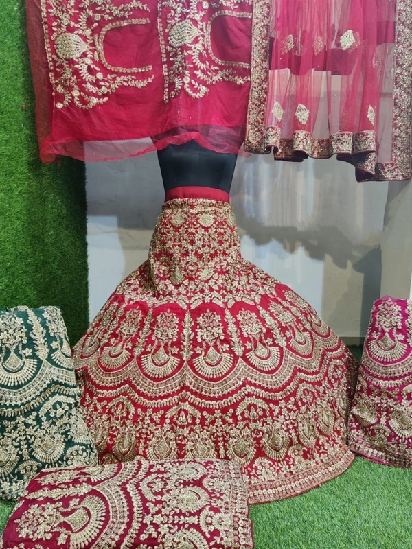 SA276 Lehenga Choli - red, free
