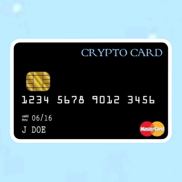 For Information only  CRYPTO DEBIT CARD
