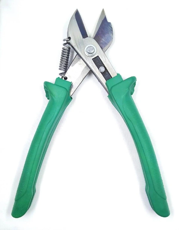 PILERMAN Sturdy Steel Katiya Popat Cutter/Tincutter/Sheetcutter Green - 8-inch