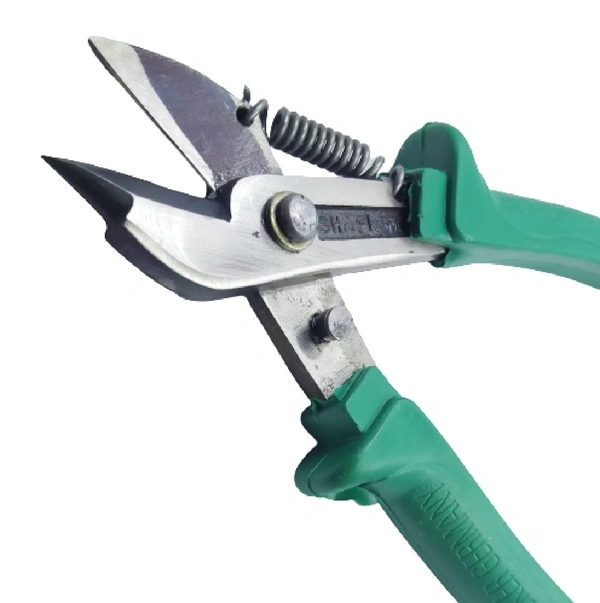 PILERMAN Sturdy Steel Katiya Popat Cutter/Tincutter/Sheetcutter Green - 8-inch