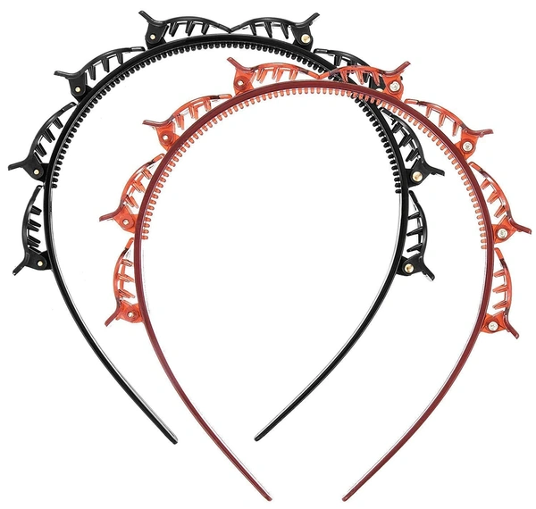 Girls Twisted Headbands Hairband Pack of 2 - free
