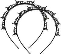 Girls Twisted Headbands Hairband Pack of 2 - free