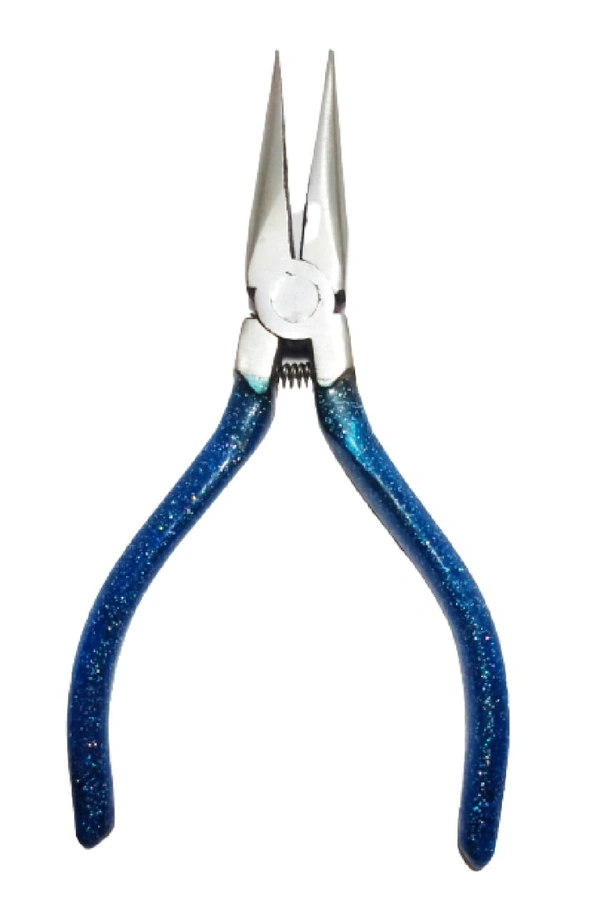 Pilerman 5 inch Blue Long Nose Plier for Jewellery Making