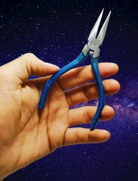 Pilerman 5 inch Blue Long Nose Plier for Jewellery Making