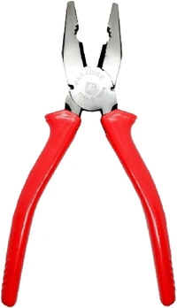 Combination Plier with Katiya Heavy Wire Cutter (8-inch, Red) - FREE, MULTICOLOR