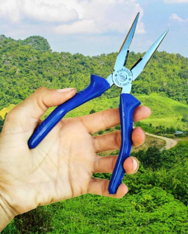 Pilerman Long Nose Plier (Blue) - 6-inch