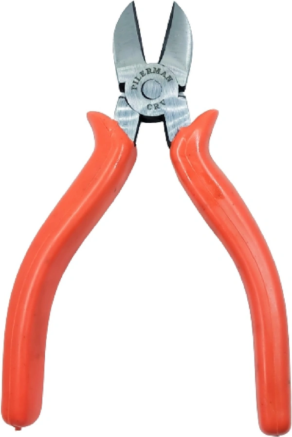 Pilerman Side Cutter Plier - 6-inch, Web Orange
