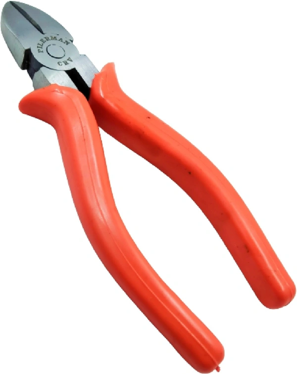 Pilerman Side Cutter Plier - 6-inch, Web Orange