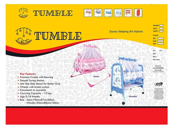 Sonic-Tumb - Pink,Blue,Red