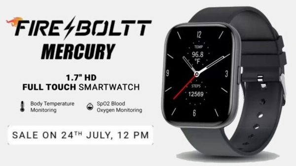 Fire Boltt Mercury Smartwatch (Including Shipping) Original Product With Company Warranty - Assorted