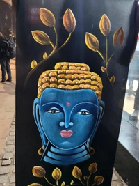 Buddha - Neon Painting, Fluorescent painting (Including Shipping)