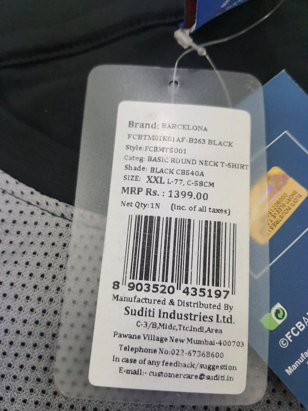 Nike 100% Original FCB official T-shirt including shipping - XXL