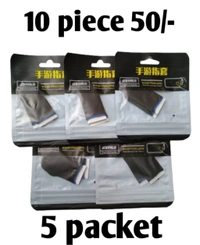 Thumb & Finger Sleeve for Mobile Gaming with Super Conductive Fiber Fabric, Anti-Sweat and Breathable, for PUBG, Garena Free Fire, COD Mobile, Asphalt etc