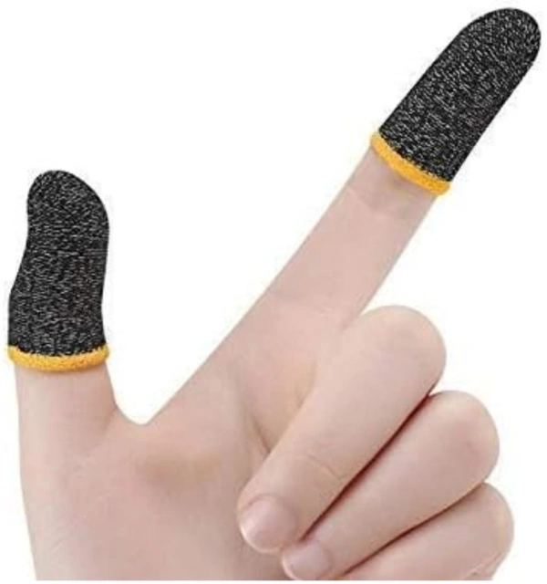 Thumb & Finger Sleeve for Mobile Gaming with Super Conductive Fiber Fabric, Anti-Sweat and Breathable, for PUBG, Garena Free Fire, COD Mobile, Asphalt etc