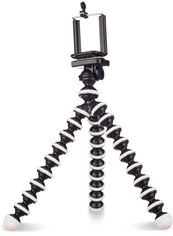 Gorilla Tripod/Mini Tripod for Mobile Phone with Phone Mount with Flexible Gorilla Stand for DSLR, Action Cameras, Ring Lights, Panel Reflectors, Umbrellas, and Flashlights (13 Inch)2K+ bought in past month