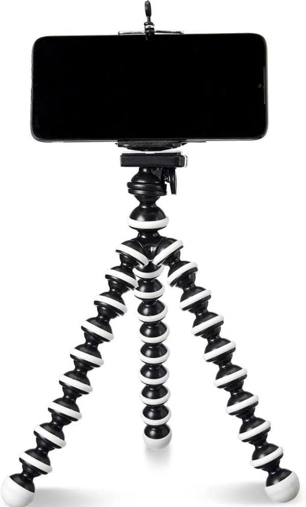 Gorilla Tripod/Mini Tripod for Mobile Phone with Phone Mount with Flexible Gorilla Stand for DSLR, Action Cameras, Ring Lights, Panel Reflectors, Umbrellas, and Flashlights (13 Inch)2K+ bought in past month