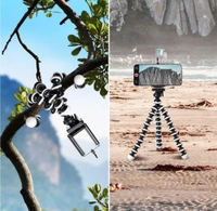 Gorilla Tripod/Mini Tripod for Mobile Phone with Phone Mount with Flexible Gorilla Stand for DSLR, Action Cameras, Ring Lights, Panel Reflectors, Umbrellas, and Flashlights (13 Inch)2K+ bought in past month