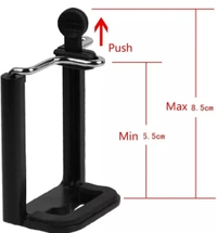  Mobile Holder for Tripod Stand Mount Adapter - Universal Phone Tripod Holder for Camera Stand - Compatible with Mobile Tripod Stand - 1 Piece